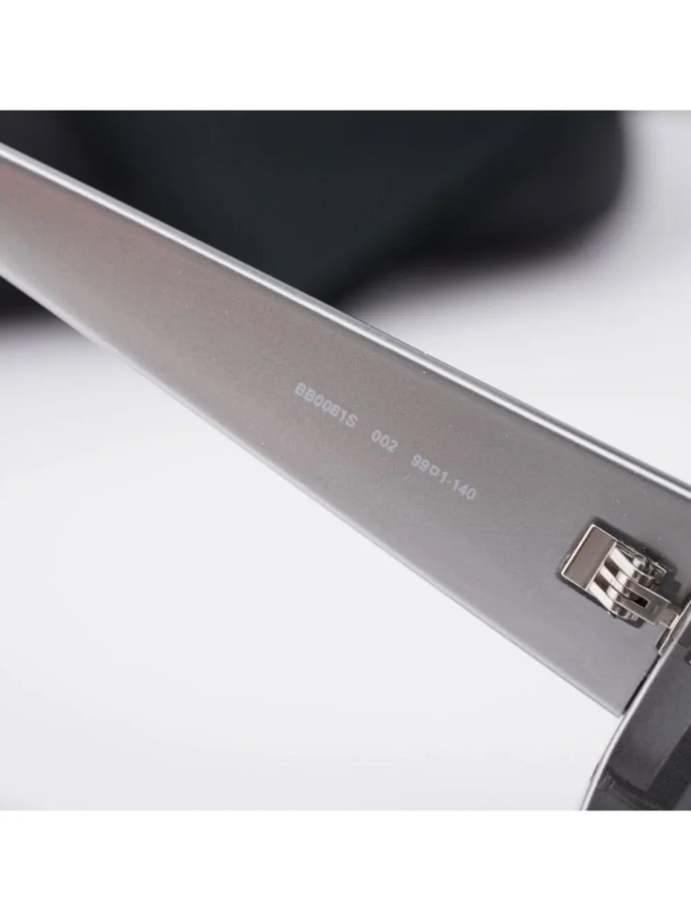 Balenciaga BB0081S 002 Square Sunglasses - Silver